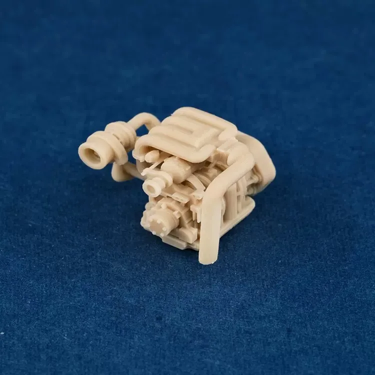 La colección de motores 1/64 es todos los productos de película blanca y se pueden pintar y hacer bricolaje por usted mismo.