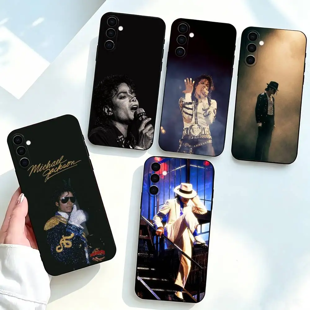 Michael Jackson-n  Phone Case For Samsung Galaxy A73,A72,A71,A70,A53,A52,A51,Soft Silicone Black Cover