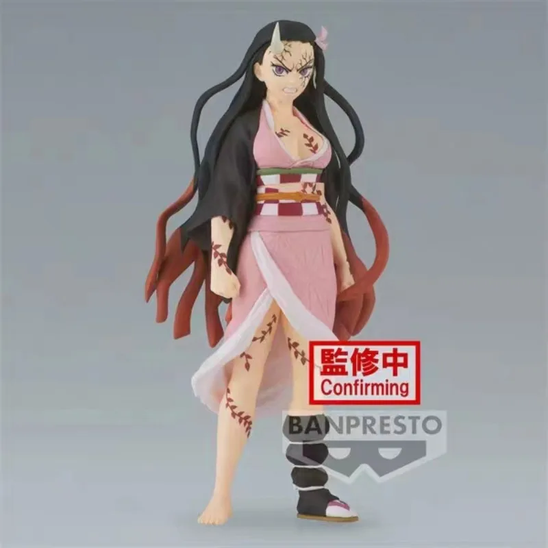 Bandai Genuine BANPRESTO DXF Demon Slayer Kamado Nezuko Kibutsuji Muzan Rui Kibutsuji Muzan Akaza Giyuutarou Anime Figure Model