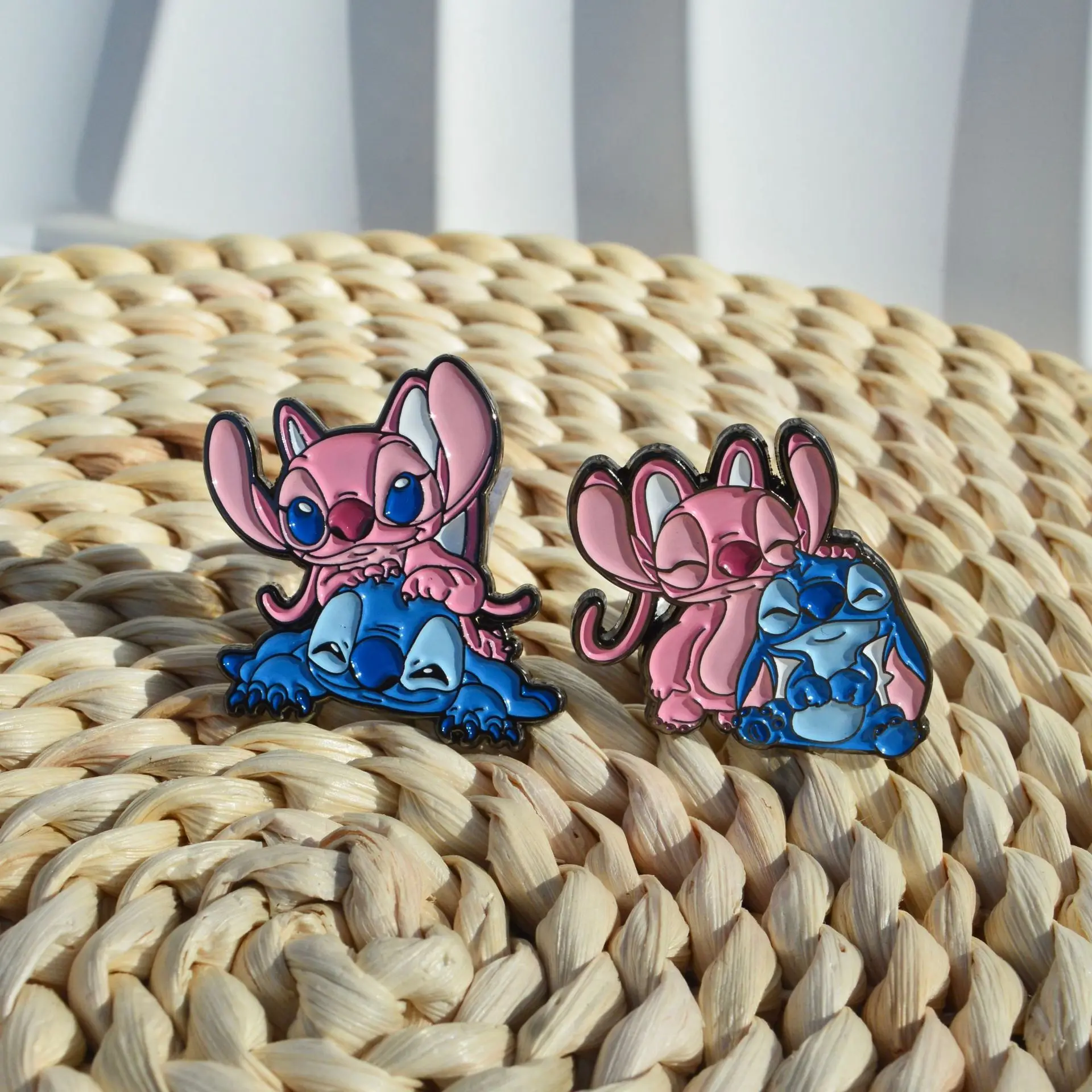 Cartoon Blue Monster Soft Enamel Pin Brooch for Clothes Lapel Pins for Backpacks Kids Badges on Bags Jewelry Accessories Gifts