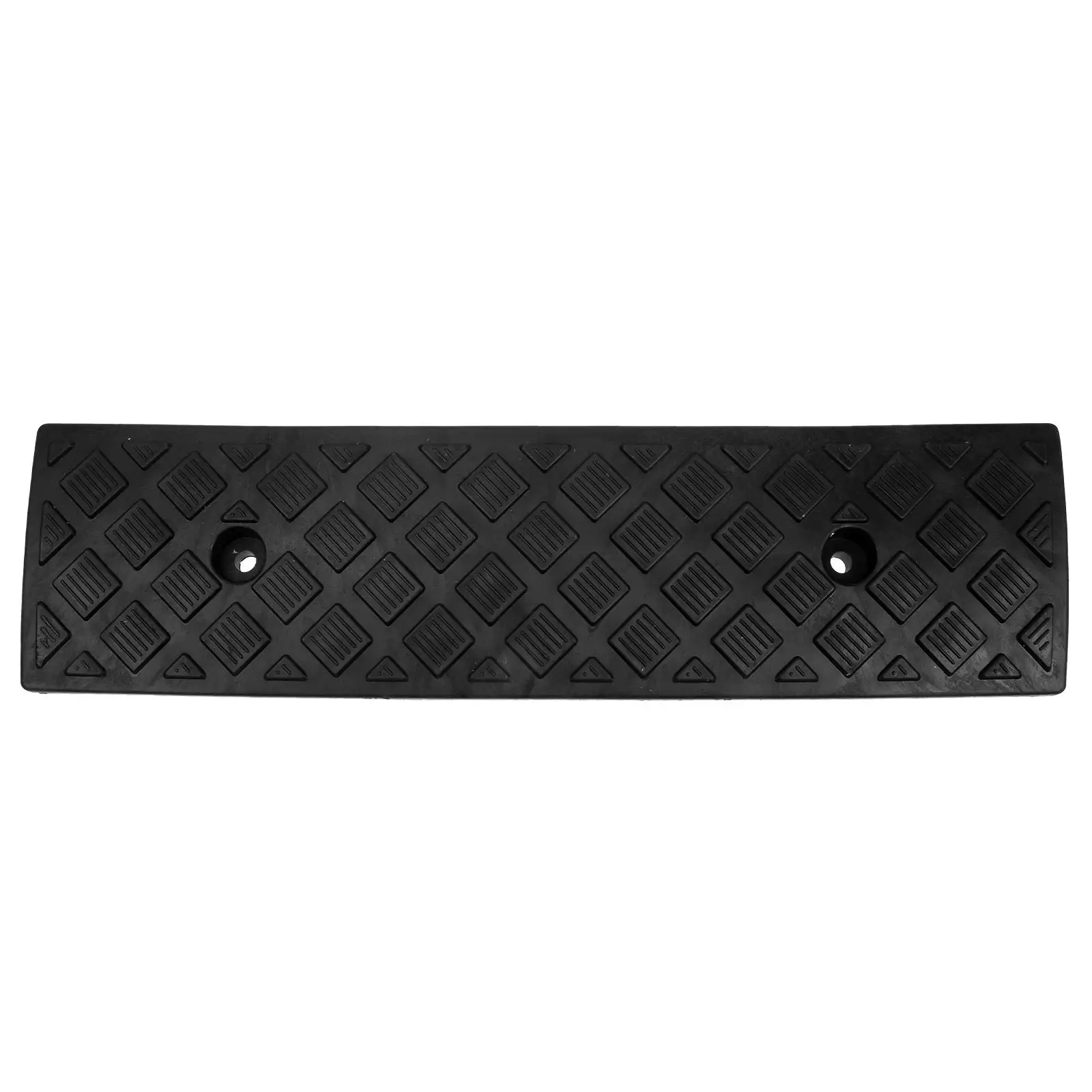 1pc Car Curb Ramp Skate Board Step Mat Slope Car Ramp Pedal Loading Stair Carpet Treads Black Sidewalk Curb（Height  3cm）