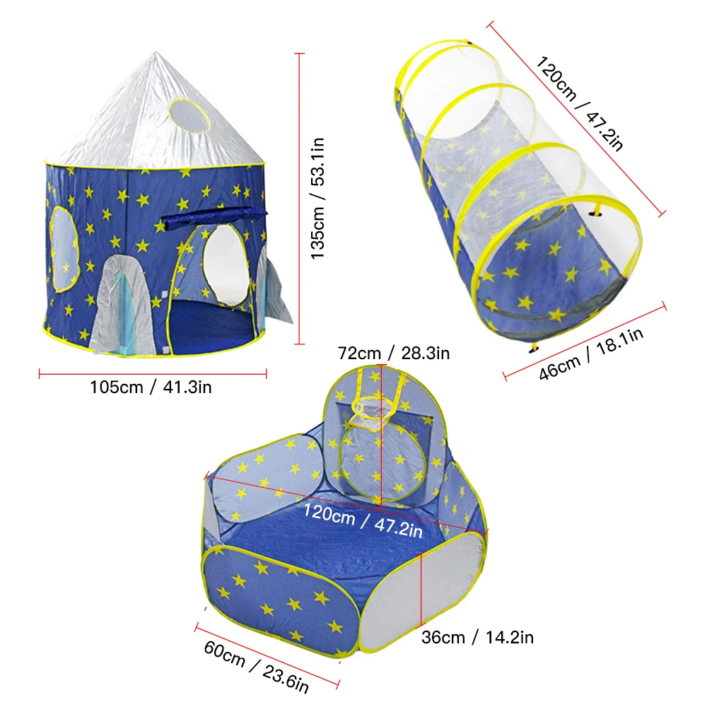 Wigwam Tentes pliantes portables pour enfants, tipi pour enfants, maison de jeu pour bébé, grand château de princesse rose pour filles, décor de chambre d'enfant