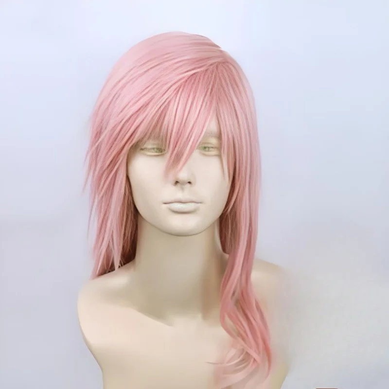 

Женский длинный розовый вьющийся женский парик для вечеринок