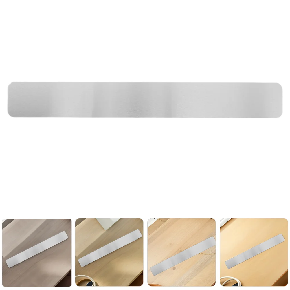 

4Pcs Bulletin Board Iron Strips Adhesive 375x50mm Wall Display Plates Photo Memo Message Organizer Strips for White Board