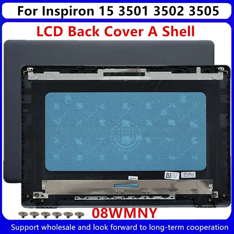 Cubierta trasera LCD para Dell Inspiron 15, 3501, 3502, 3505, 08, WMNY 8, WMNY, novedad