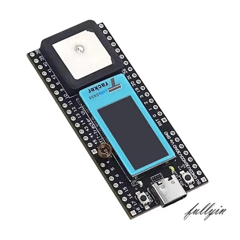 Pelacak Nirkabel Lora Penuh ESP32 Pelacak Aset Lora Meshtastic SX1262 Pelacak GPS Bluetooth Wi-Fi 863-928MHZ untuk Sepeda Mobil