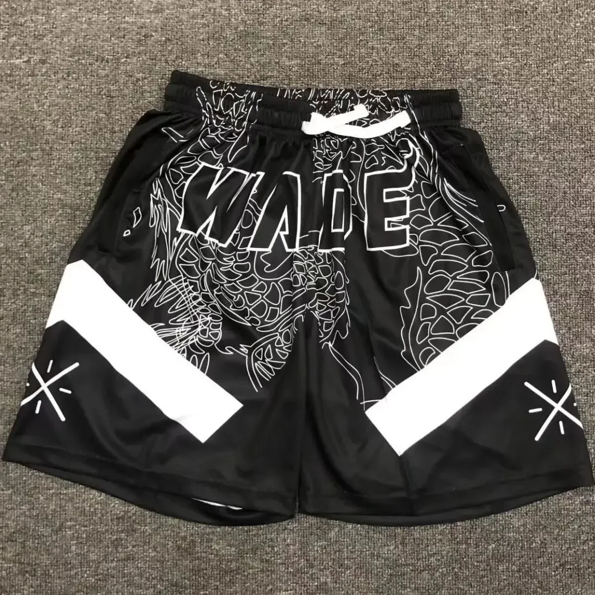 2024 The Latest Wade American Sports Basketball Shorts 3D Digital Printing Casual and Comfortable Breathable Quick-drying Shorts