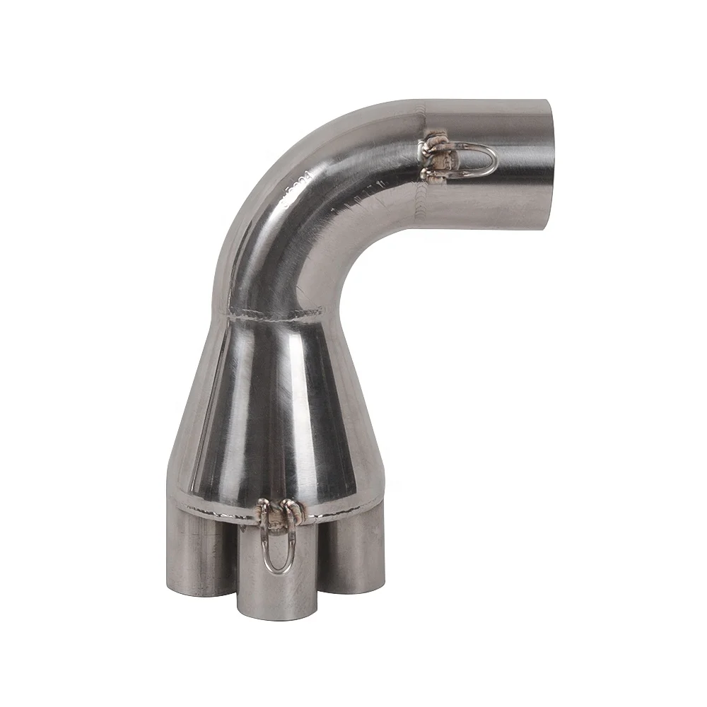 4 IN1 K75 K100 90 Degree Motorcycle Exhaust Collector