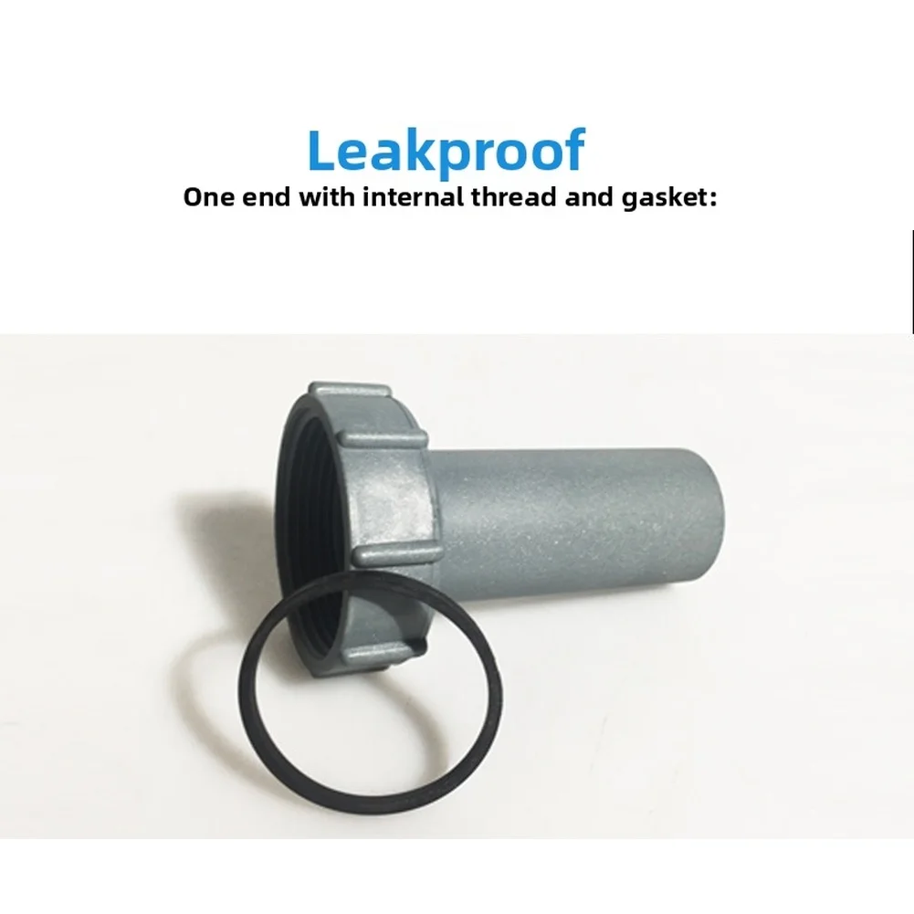 Drain Pipe Adapter Fitting with G1-1/2 Inch Inner Diameter and Dual-Sized Connection Points 45mm Thread 31mm Straight