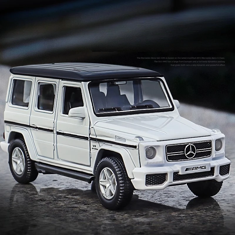 1:36 G63 รุ่นScaleโลหะDiecast MiniatureดึงกลับรถคอลเลกชันXmasของขวัญเด็กของเล่นเด็ก