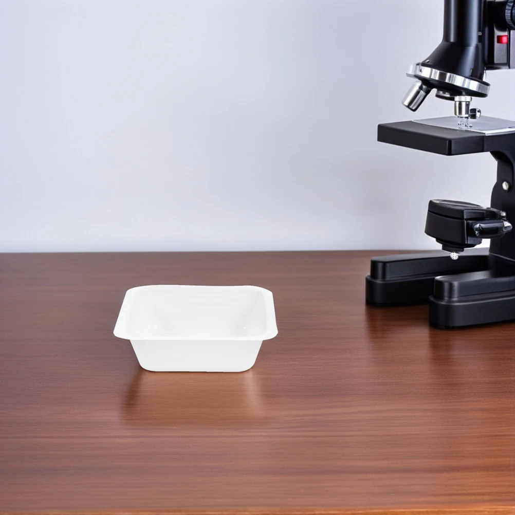 12 Pcs Plastic Weighing Dish Lightweight High Precision Laboratory Balance Measuring Boats Scientific St Weighing