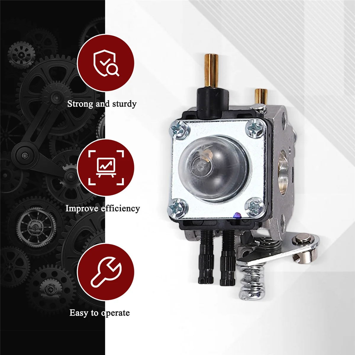 2025+C1U-K54A C1U-K17 Carburetor Repower Kit for 2-Cycle 7222 7222E 7222M 7225 7230 7234 7240 7920 7924 Tiller/Cultivator