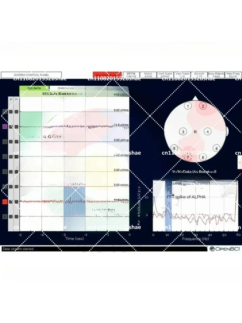 EEG Brain Wave Module 8 Channel 16 Channel Open Source Biosensor for Neuroscience Research