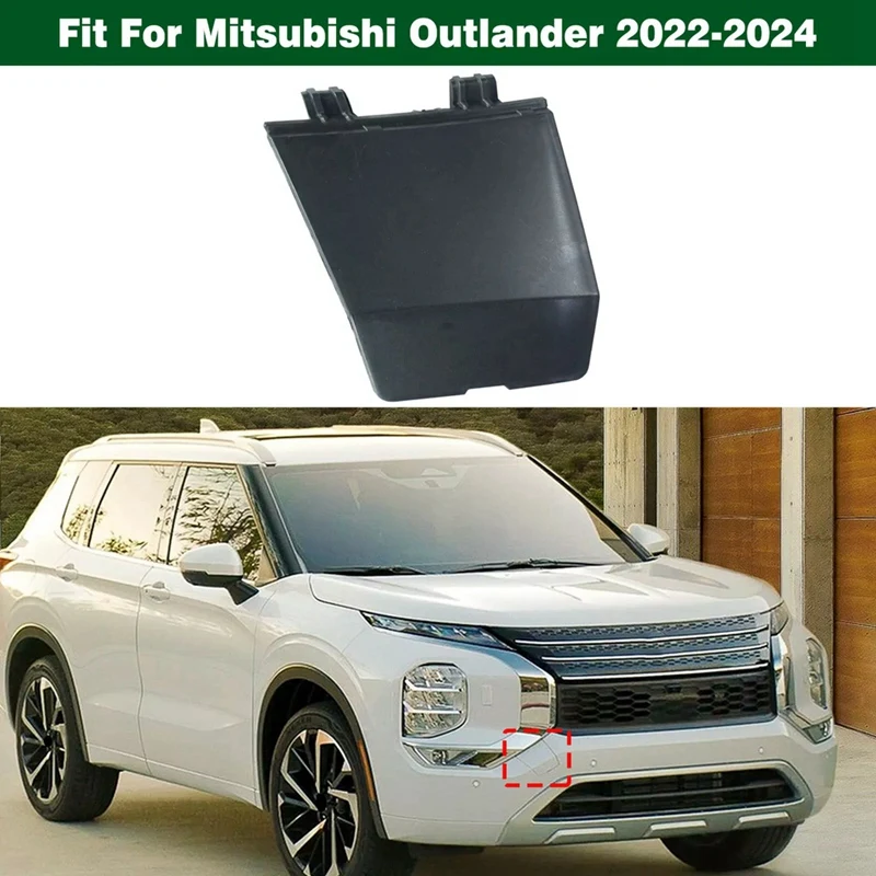 Car Front Bumper Tow Hook Cover Cap 6400L364 For Mitsubishi Outlander 2022-2025 Trailer Hook Flip