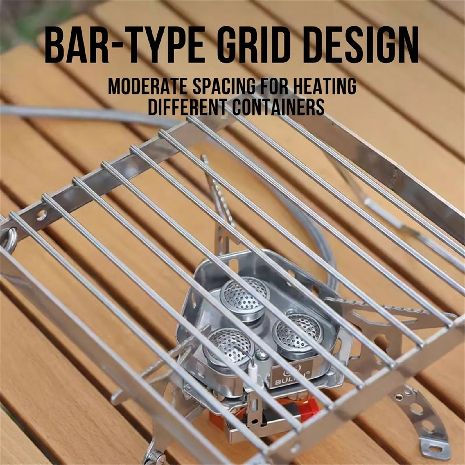 

Portable Stainless Steel Stove Stand Foldable Kettle Grill Rack Mini Grid For Outdoor Camping Hiking Picnic Travel
