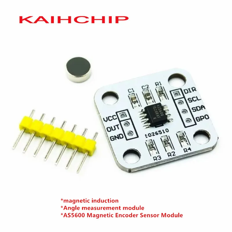 10pcs AS5600 Magnetic Encoder Magnetic Induction Angle Measurement Sensor Module 12bit High Precision