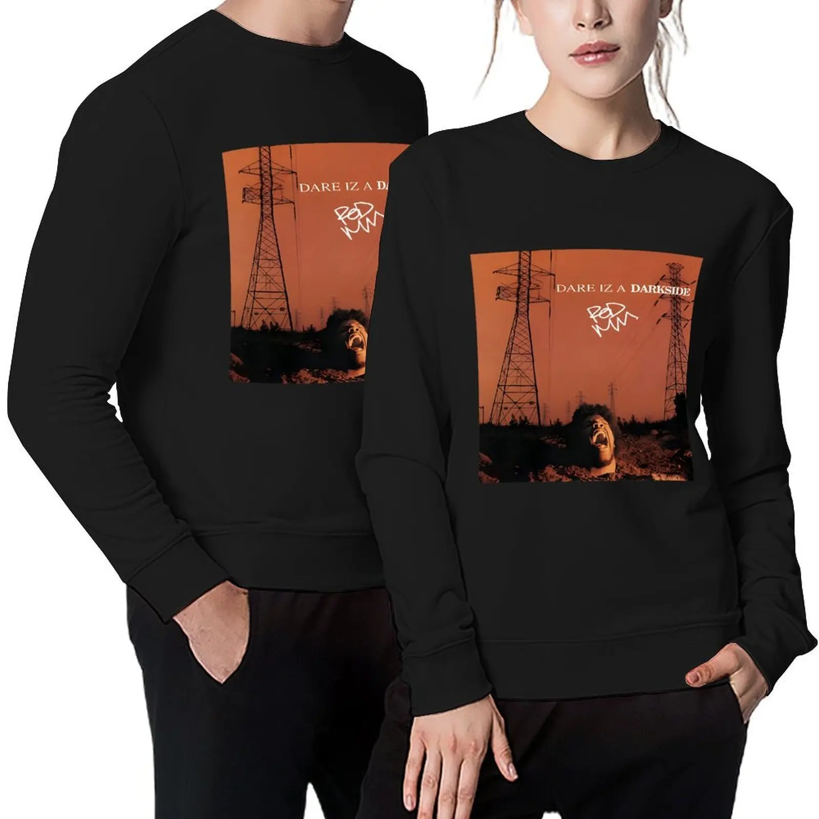 

Dare Iz a Darkside Pullover aesthetic clothing anime clothes korean clothes fashion men graphic sweatshirts