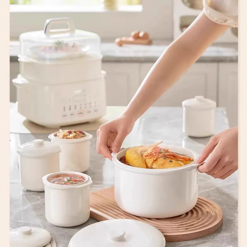 Electric Stew Pot Household Soup Electric Casserole Water Stew Fully Automatic Food Supplement Porridge Bird's Nest Stew Pot