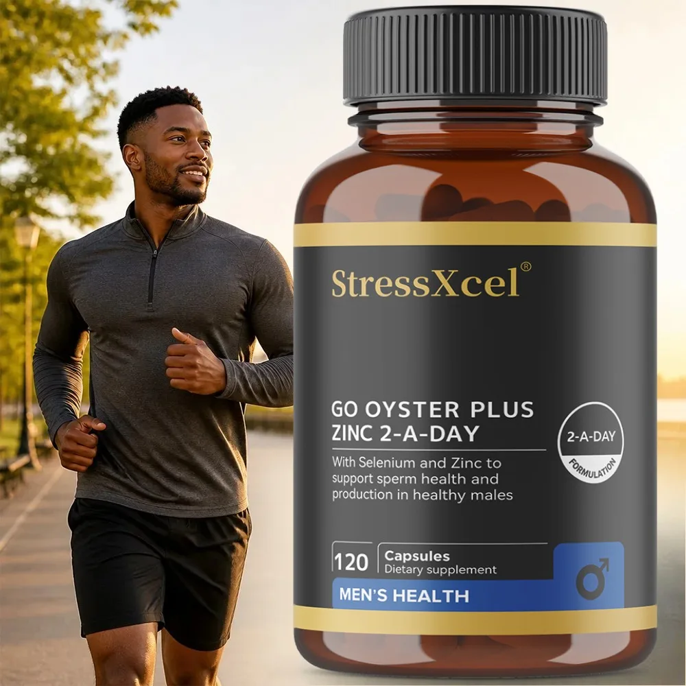 Oyster Extract - Supplement for Men Boosts Performance, Supports Vitality, Enhancing Extra Strength, 120 Capsules