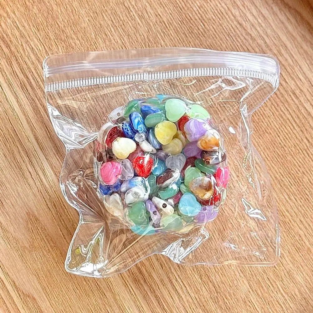 ลูกปัดมุกแบบดิสก์ ช้าในการกลับตัว ติดแน่น สีสันสดใส เคลือบเงา พกพาสะดวก ลูกปัดจำลองแบบสโลว์รีบาวด์ สีสันสดใส