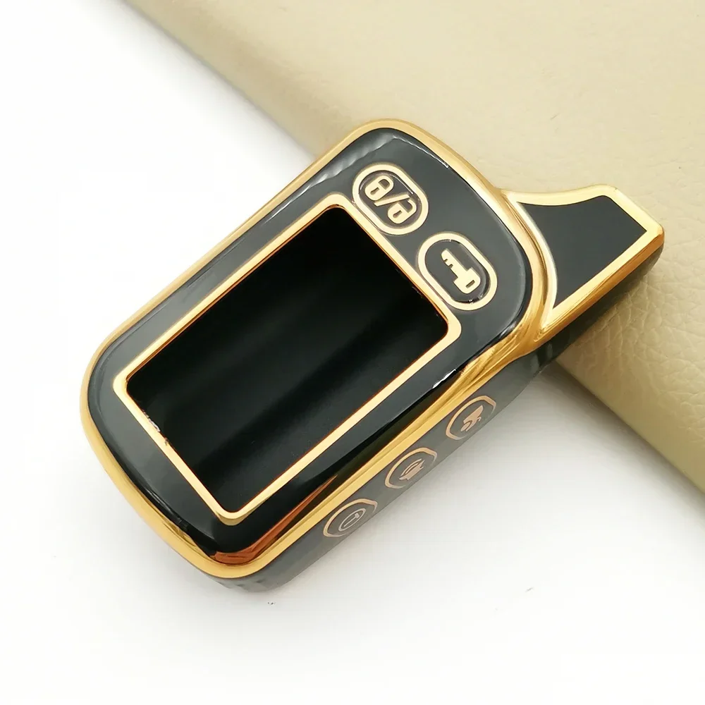 Новый горячий распродажа, модный роскошный чехол для автомобильного ключа из ТПУ для Tomahawk TW9010 TW9020 TW9030 TW4000, ЖК-дисплей, двусторонний автомобильный пульт дистанционного управления