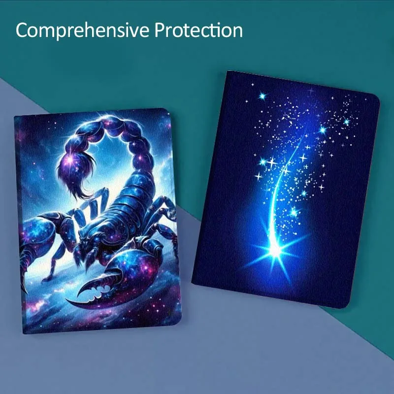 

Scorpion Popular Art Cool For Huawei MediaPad T5 T10s M6 M5Lite SE Honor Tab 5 6 7 V7 V8 X8a X9a Pro Soft Tablet Case Gift