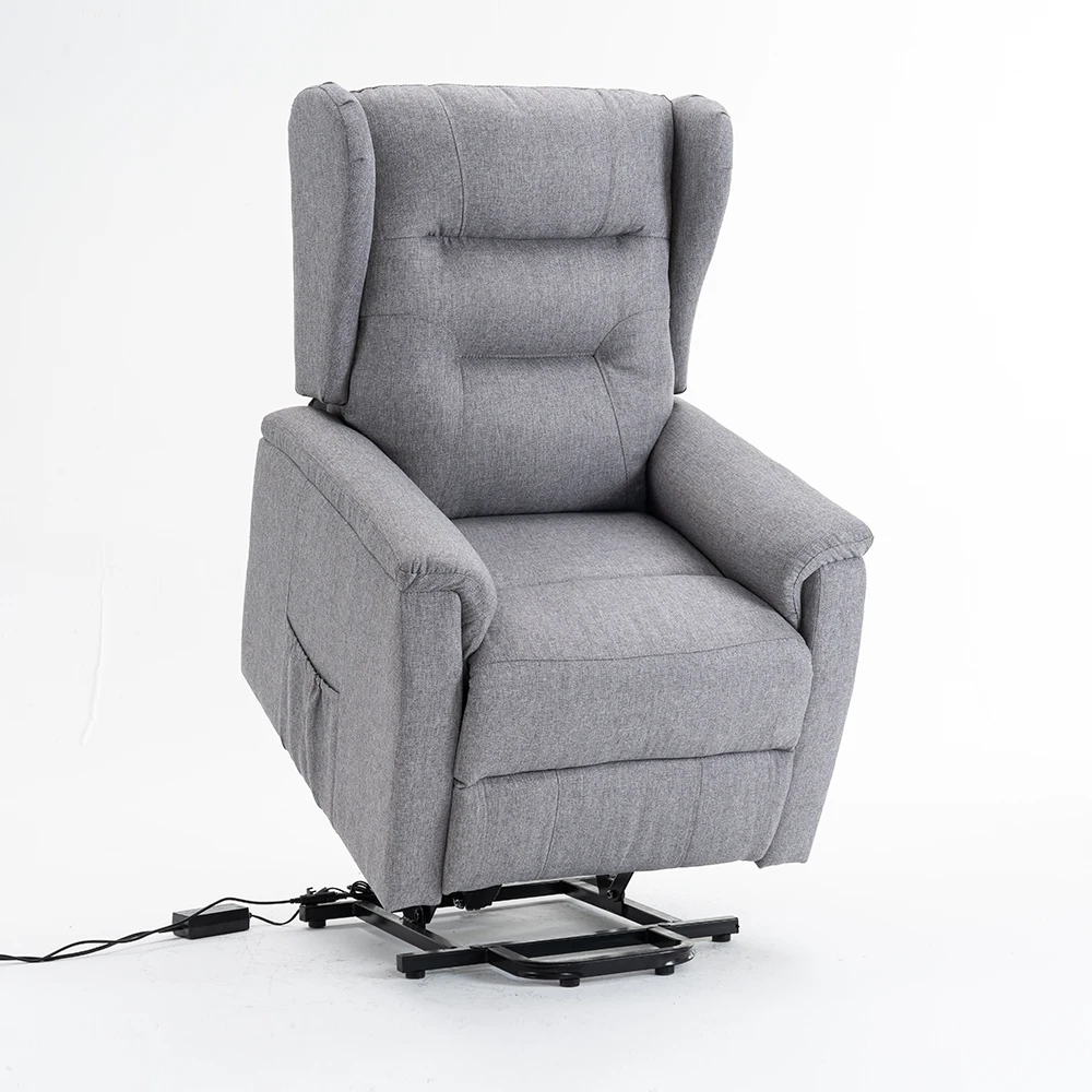 Fabric Recliner Lift Chair For Living Room One-Seater Sofa With Remote Control Premium Recliner Chair