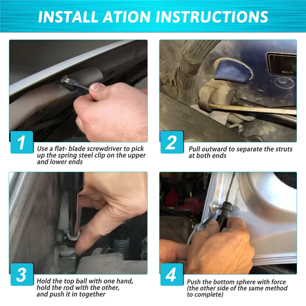 2Pcs Hinten Auto Stamm Heckklappe Heckklappe Boot Gas Frühling Shock Lift Streben Auto Zubehör Für Peugeot 207 WA WC 2006-2013