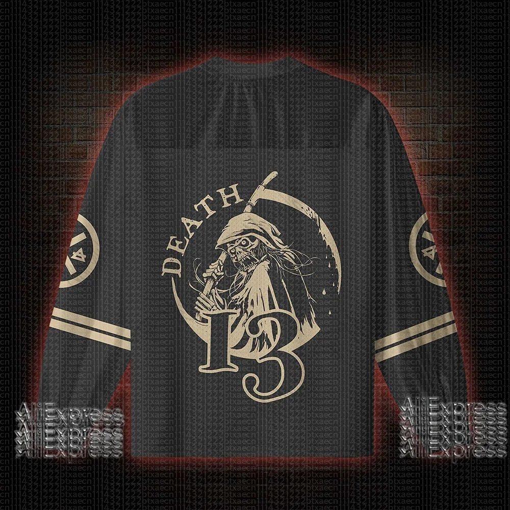 2026 New Movie Sports Fashion Adult Children Long Sleeve V-neck Street View Clothing Gothic Horror Fan Gift