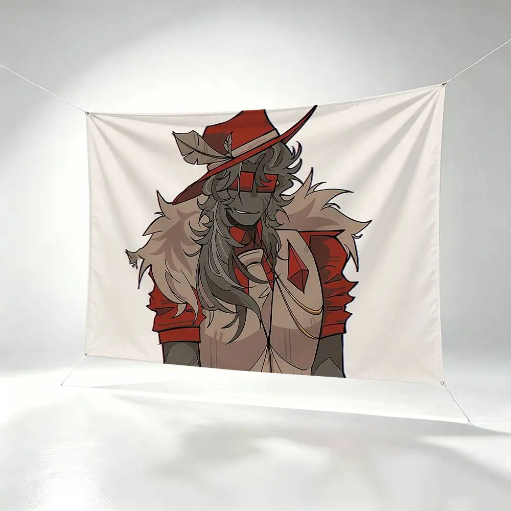 Gambler C-Chance Forsaken Flags Wall Hanging Background Art Banner for Bedroom Home Outdoor Decor