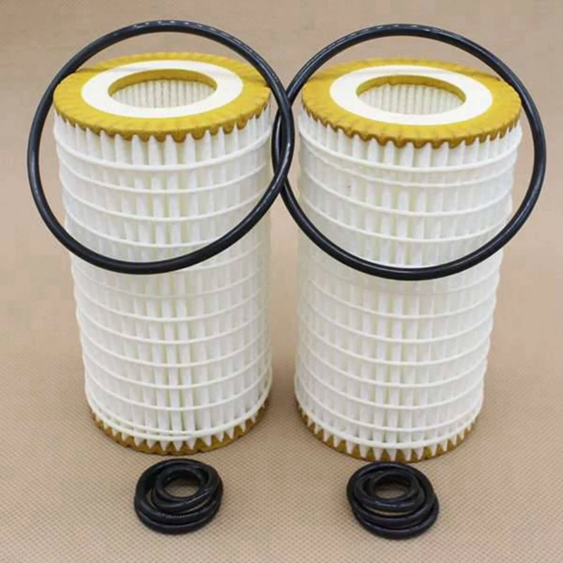 5PCS Oil Filter For Mercedes Benz CLK430 CLK500 CLS55 CLS500 E320 E350 E430 E500 C209 R171 S202 V2510001802609