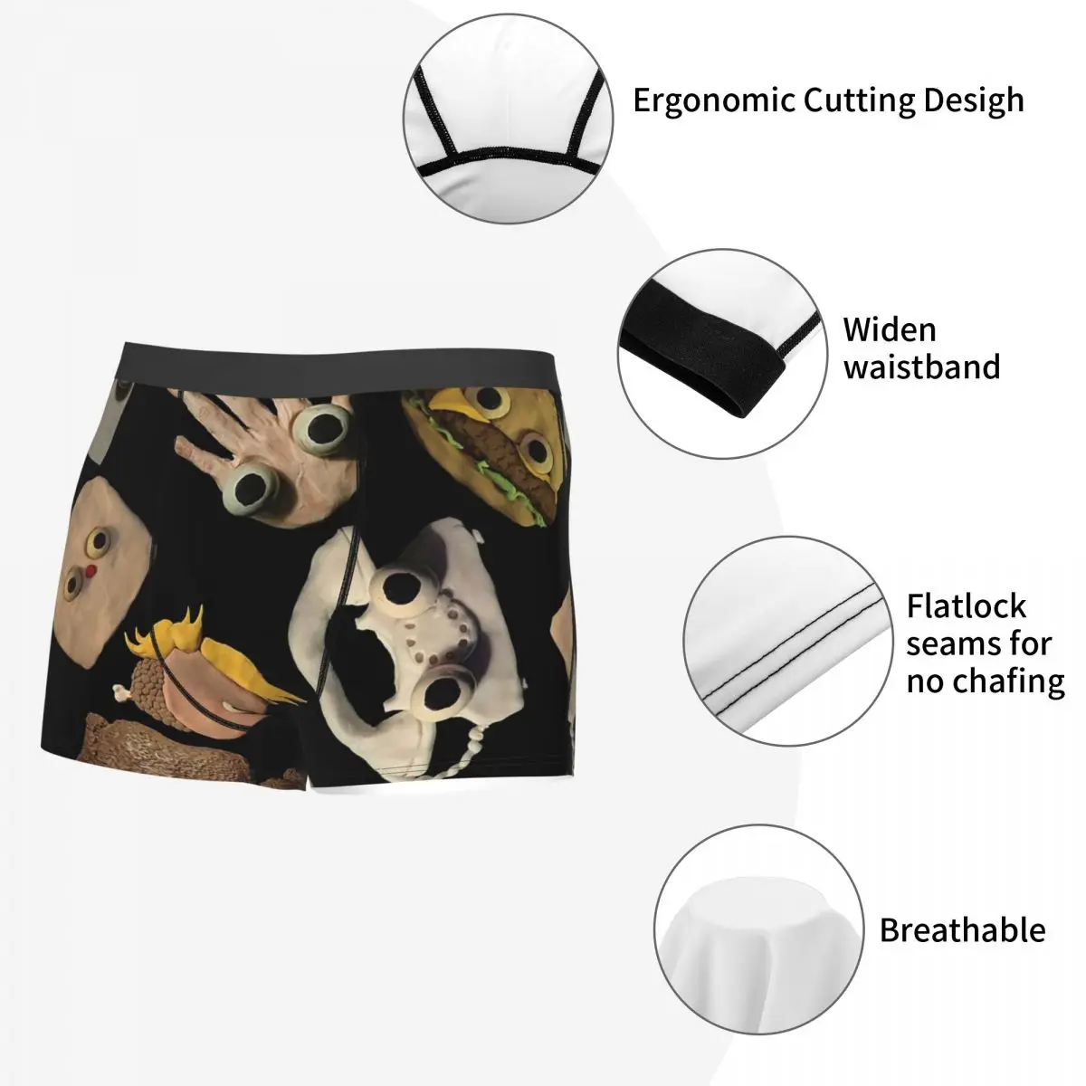 ボクサーパンツショーツジャックスタウバーミックスパンティー男性通気性下着オム男性ボーイフレンドギフト