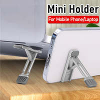 Laptop Stand Aluminum Alloy Mini Folding Holder Adjustment Notebook Bracket For Macbook Tablet Metal Mobile Phone Stander 2023