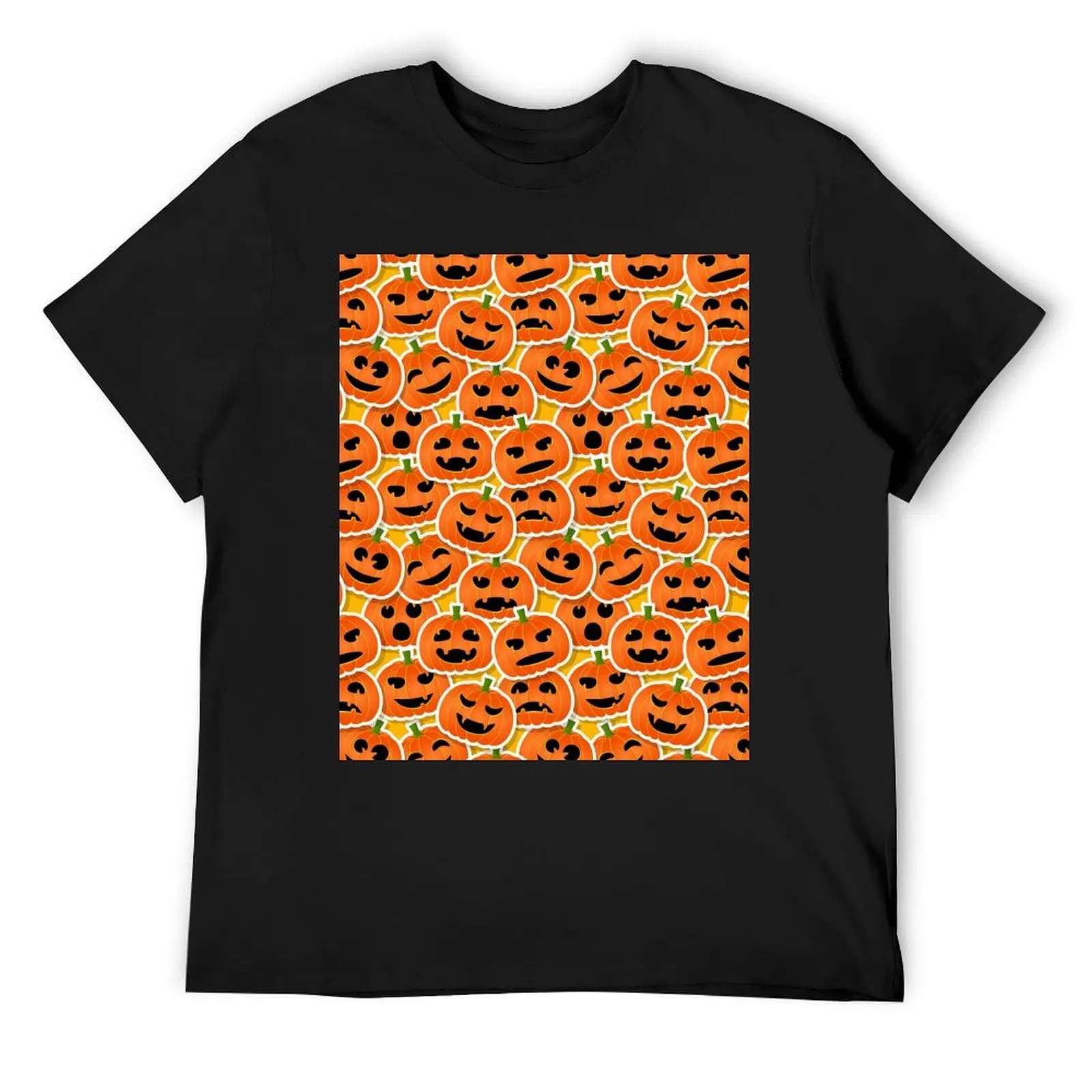 

Halloween pumpkins - seamless pattern T-Shirt sports fans essential t shirt plain black t shirts men