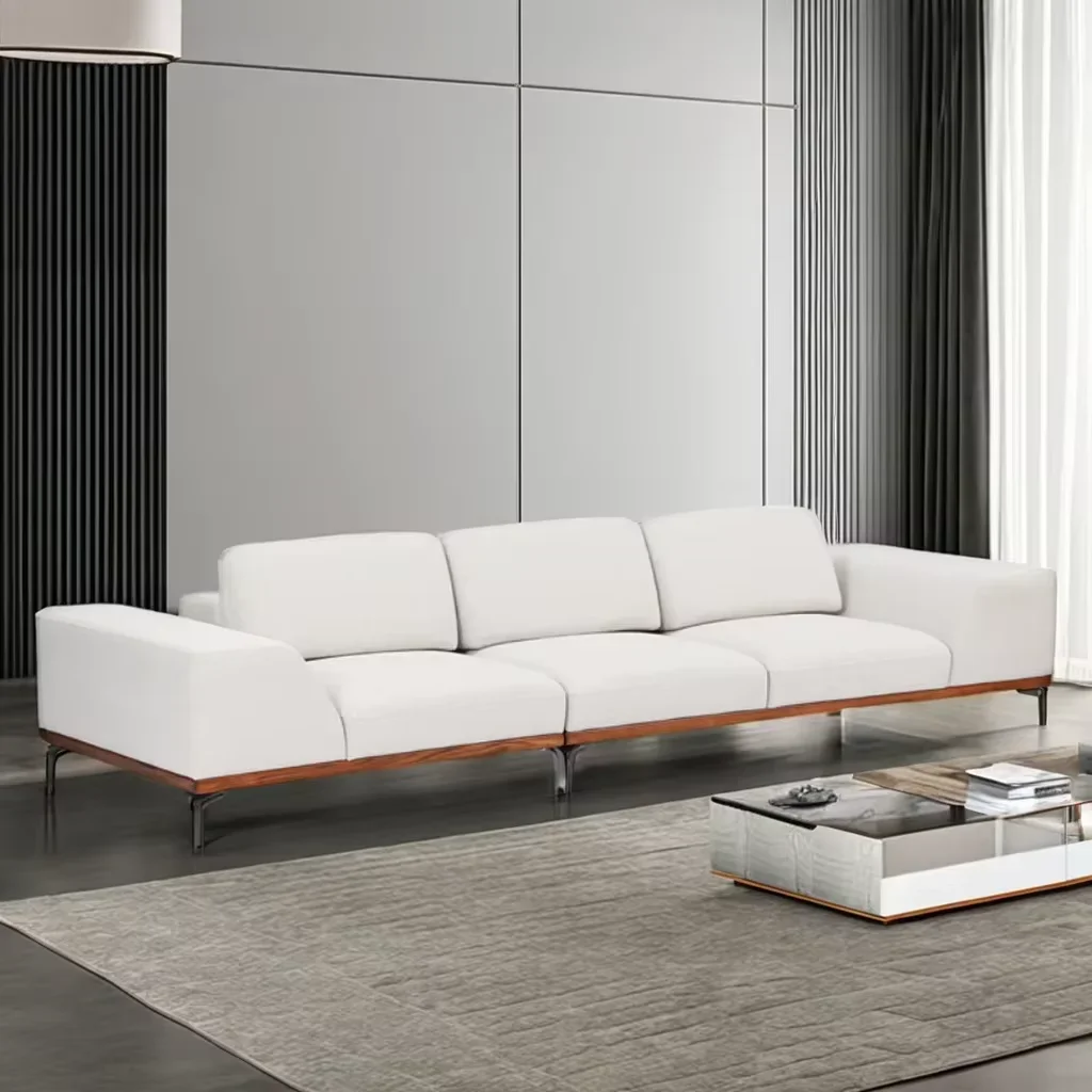 Sofá cama grande de tela clásica, cómodo, buen precio, producto nuevo