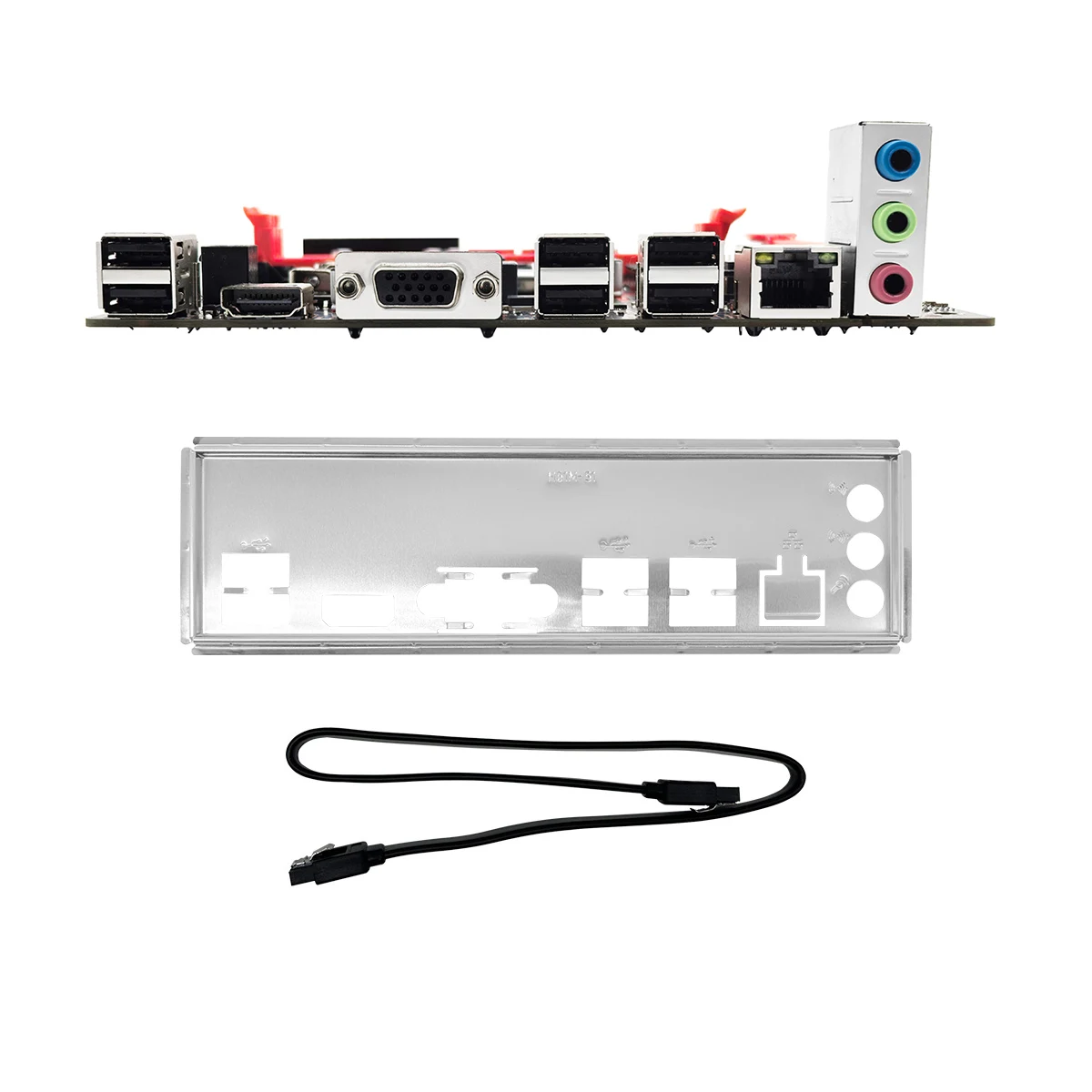 ZSUS H61 Motherboard LGA 1155 Desktop Motherboards Support DDR3 RAM With NVME M.2 Interface USB2.0 SATA2.0