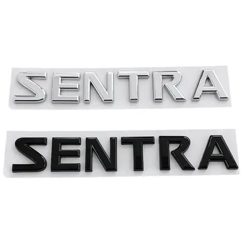 Decalcomania per lettera bagagliaio carrozzeria ABS per Nissan SENTRA Logo adesivo per auto styling accessori esterni