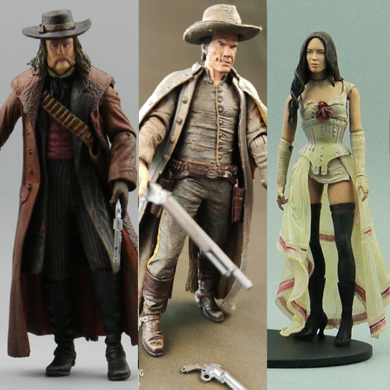 NECA Jonah Hex Figure Megan Fox Leila Lilah Josh Brolin Jonah Hex Western Heroes Movie Role QUENTIN Turnbull Figures Gift