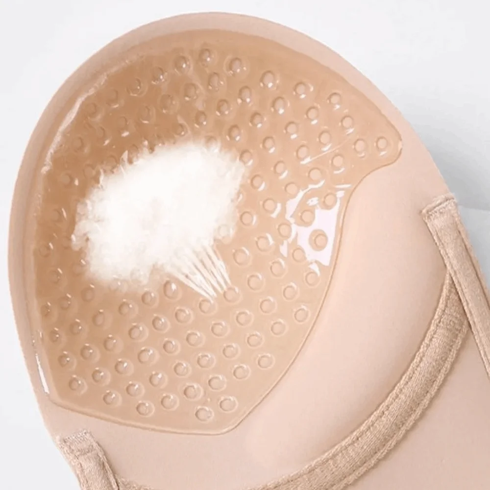 Deep U Atmungsaktiver trägerloser BH, rückenfrei, Silikon, unsichtbare Brustabdeckung, wiederverwendbar, zum Anheben, Bralette, Party