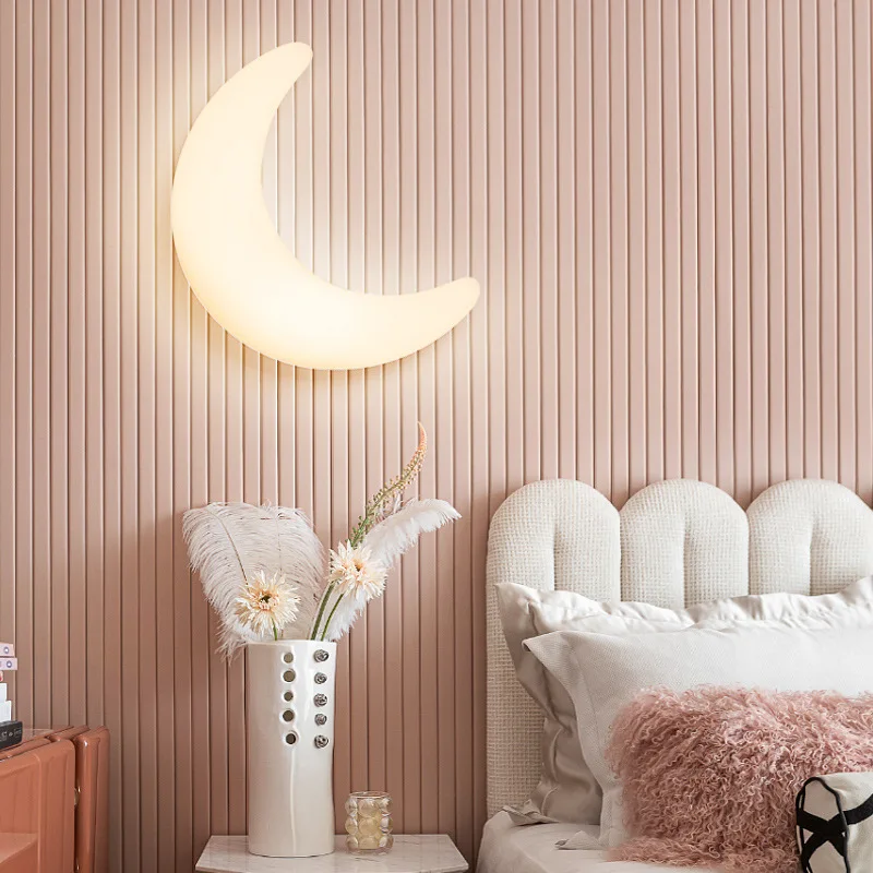 LED Clouds Ceiling Lamp for Bedroom Children\'s Room Corridor Stairs Modern Stars Moon Wall Lamp Home Decoration Indoor Lighting