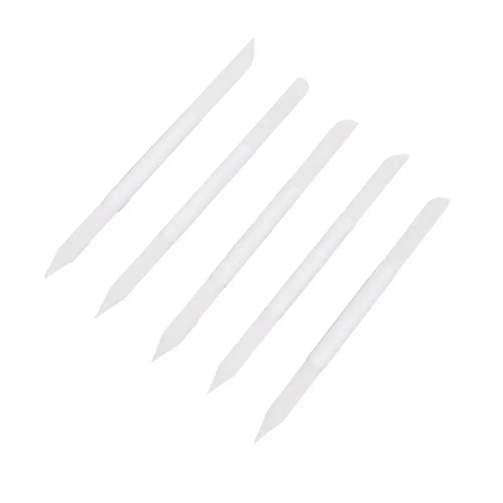 5Pcs Glass Nail Files Set Double Sided Crystal Nail Buffer for Natural False Nails Salon Manicure Tool Smooth Shaping Polisher