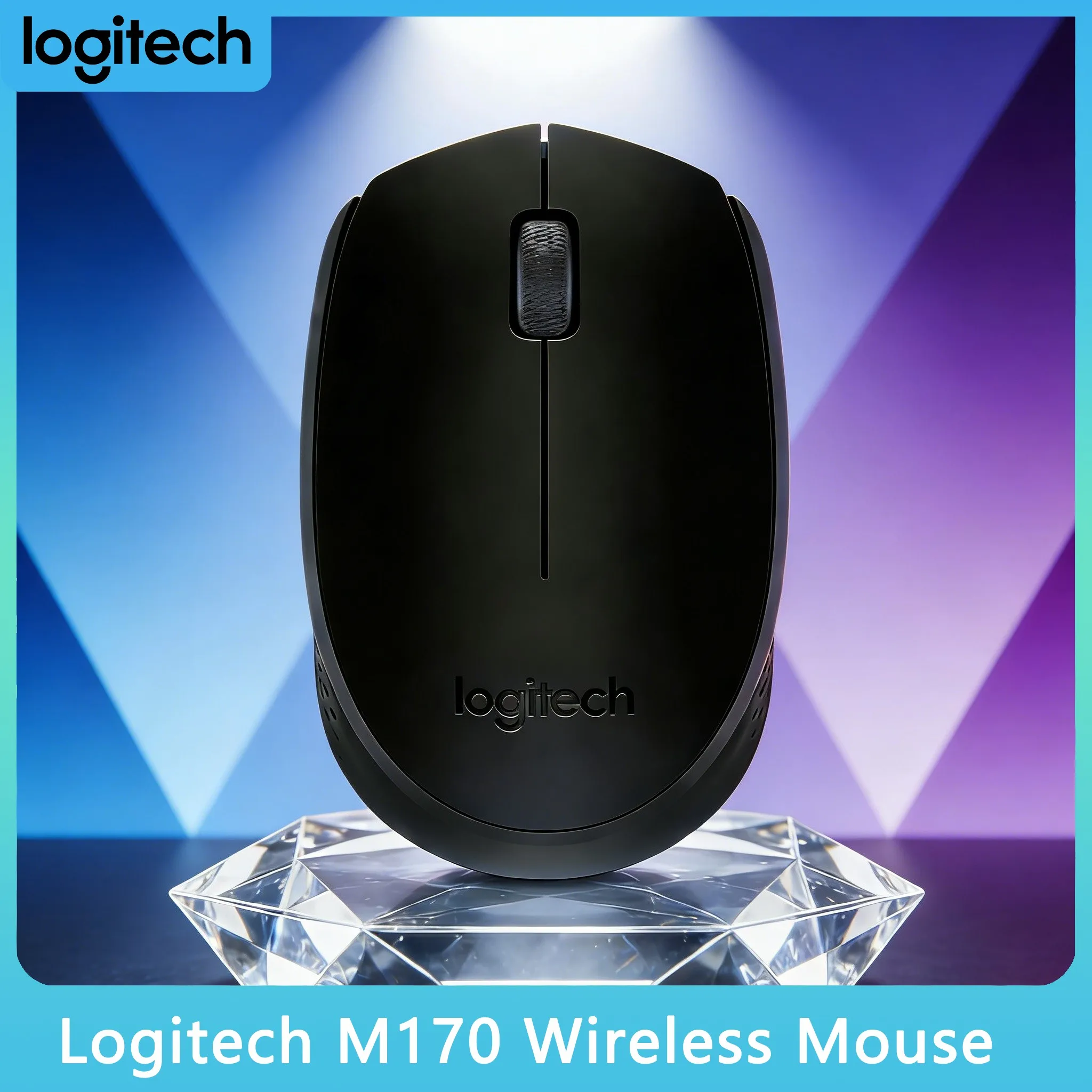 

Logitech M170 - Black Wireless Mouse with All Features