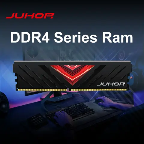 JUHOR DDR4 8GB 16GB 3200MHz DIY Desktop Computer Memory Ram
