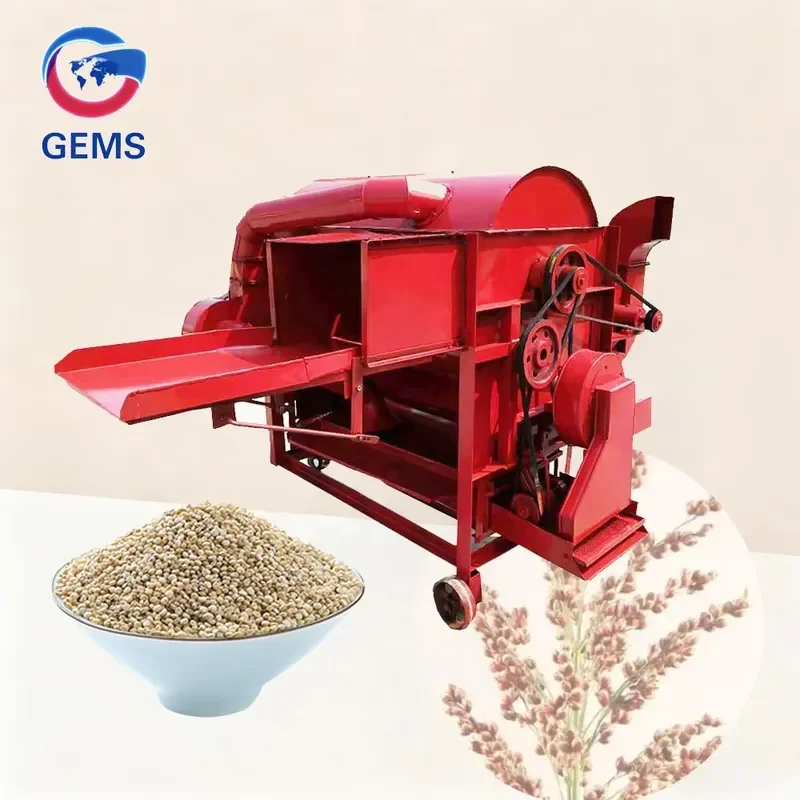 2026 CE Grain Wheat Thresher Huller Shelling Millet Dehulling Threshing Wheat Peeling Dehusking Husk Separator Removing