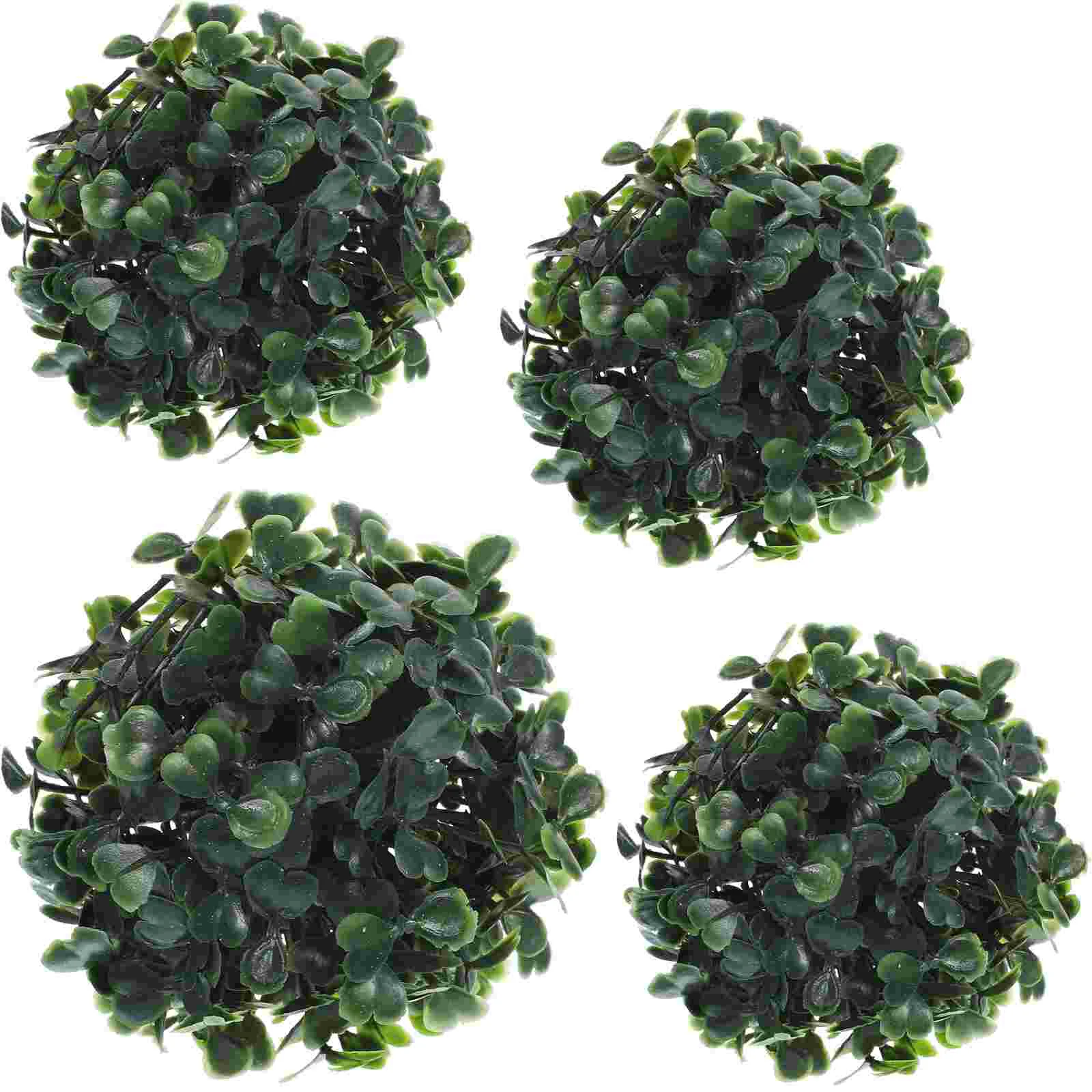 33Inches Artificial Plant Topiary Fake Round Decorative Balls Ornament Christmas Decor Balls Backyard Balcony Wedding Home