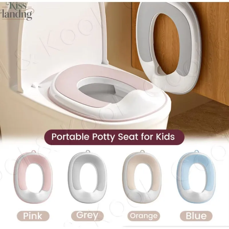 Universal Children's Toilet Seat, Splash-Proof Potty Seat for Boys and Girls