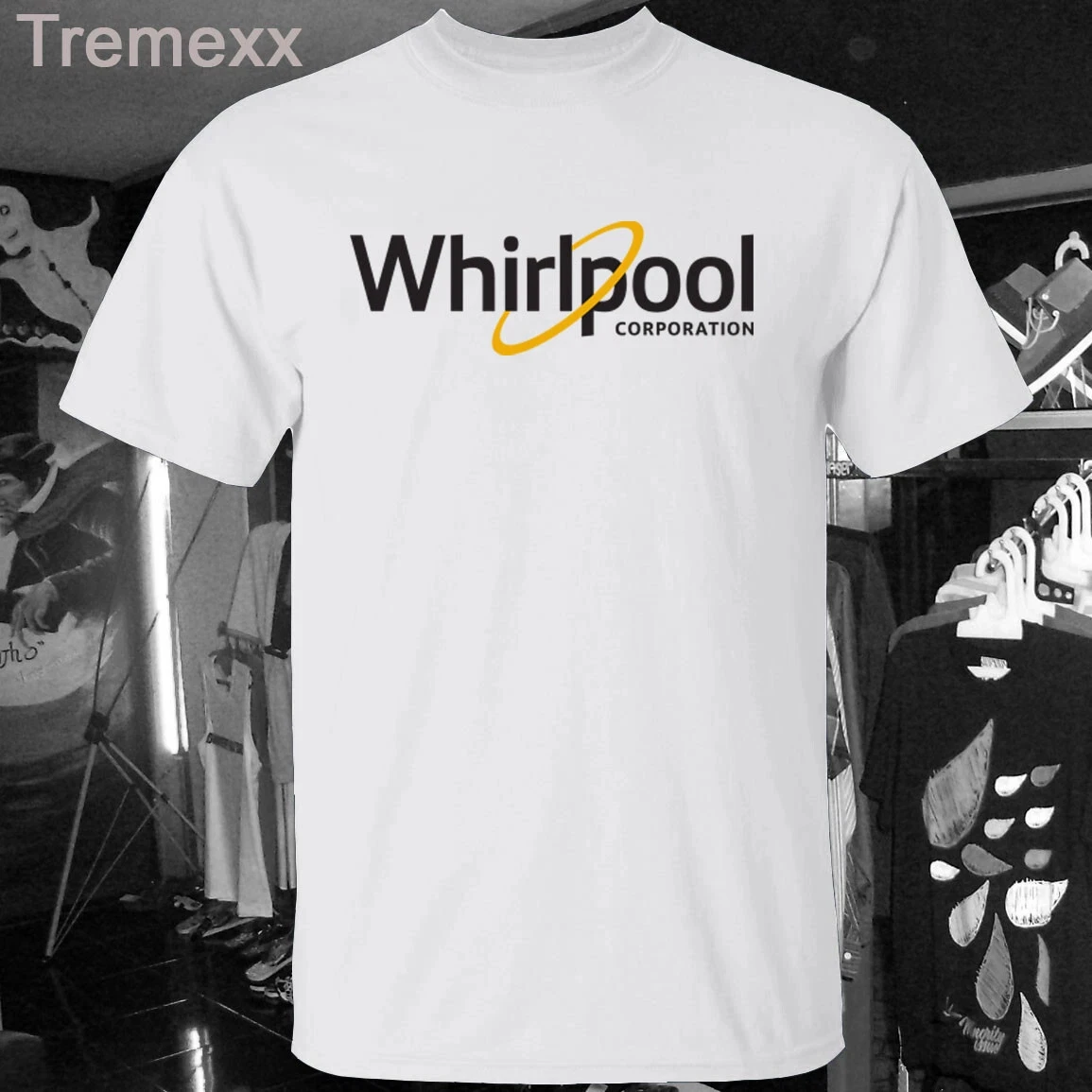 

Новинка 2025 года, футболка унисекс WHIRLPOOL, хлопковая футболка с короткими рукавами и круглым вырезом с забавным принтом для мужчин и женщин