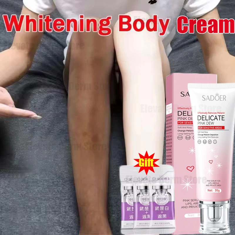 Creme iluminador de nicotinamida para pele escura, eficaz para clarear a lixívia interna da coxa, remove a melanina, partes íntimas, creme iluminador