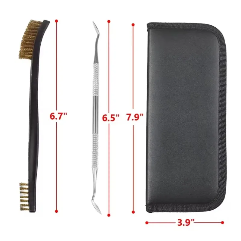 9 قطعة/المجموعة بندقية تنظيف عدة ل بندقية مسدس مسدس بندقية تنظيف مجموعة بندقية فرشاة تتحمل الأنظف برميل تنظيف أداة البنادق #3