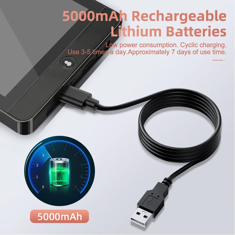 Elecpow Tuya スマートWiFiレーダーデジタルドア覗き穴カメラアイ 4.3インチ 1080Pビデオドアベル PIRナイトビジョンモーション検知